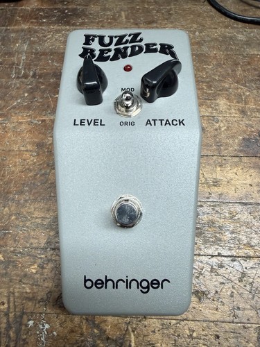Behringer fuzz bender pedal - bender,
