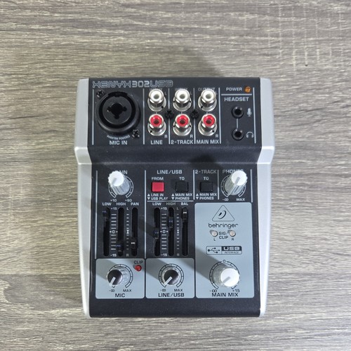 Behringer xenyx302 usb audio - behringer,