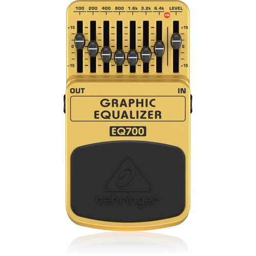 Behringer eq700 band graphic - eq700, 7-band
