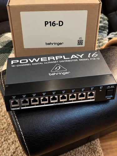 New behringer powerplay - behringer, p16-d